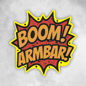 Break Point BOOM Armbar Custom Sticker (3 in)