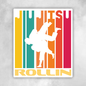 Break Point Jiu-Jitsu Rollin' Custom Sticker (3 in)