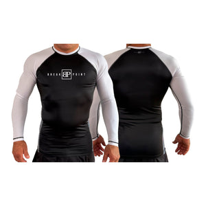 Break Point All Black Ranked Long Sleeve Rash Guards
