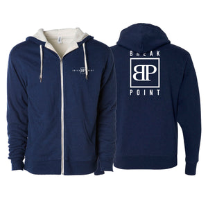 Break Point Sherpa Lined Zip-Up Hoodie