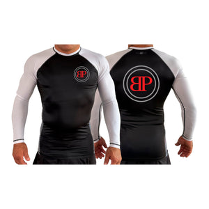 Break Point Classic All Black Ranked Long Sleeve Rash Guards