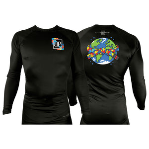 Break Point Autism Awareness Rash Guard - Long Sleeve