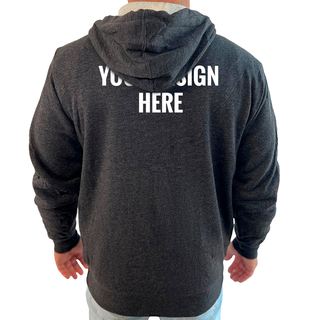 Academy Sherpa Lined Zip Up Hoodie