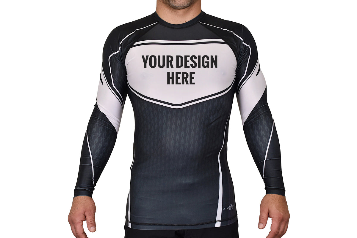 Academy Rash Guards Black/White