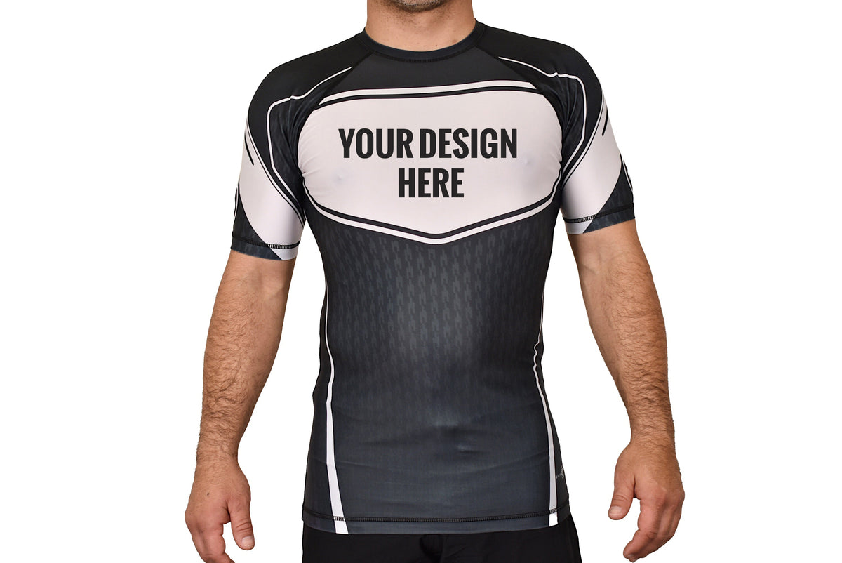 Academy Rash Guards Black/White