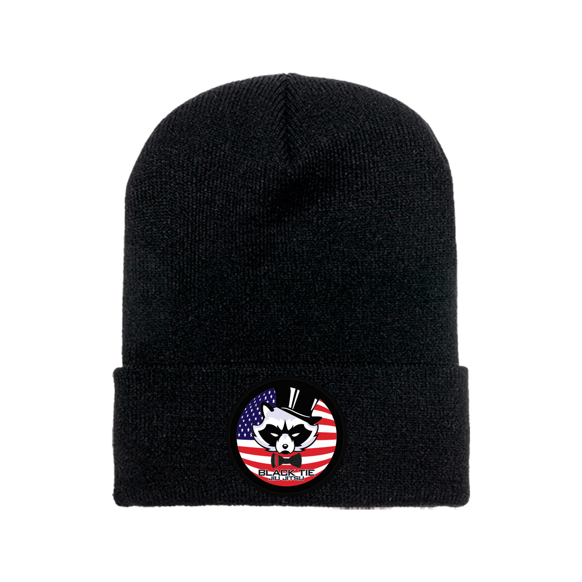 Black Tie/Trinity Jiu Jitsu Academy Beanies #8234 C