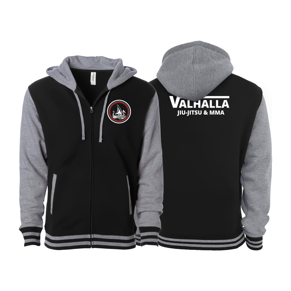 Valhalla Martial Arts Varsity Zip-Up Hoodies #8249 D