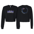 Black Academy Women's Cropped Crewneck Sweatshirt