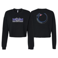Black Academy Women's Cropped Crewneck Sweatshirt