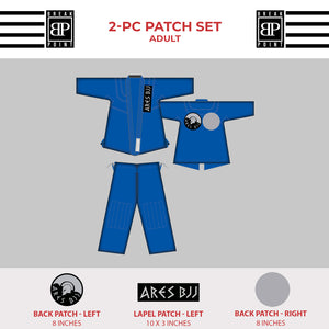 Ares BJJ Team Original Academy Gi - Blue