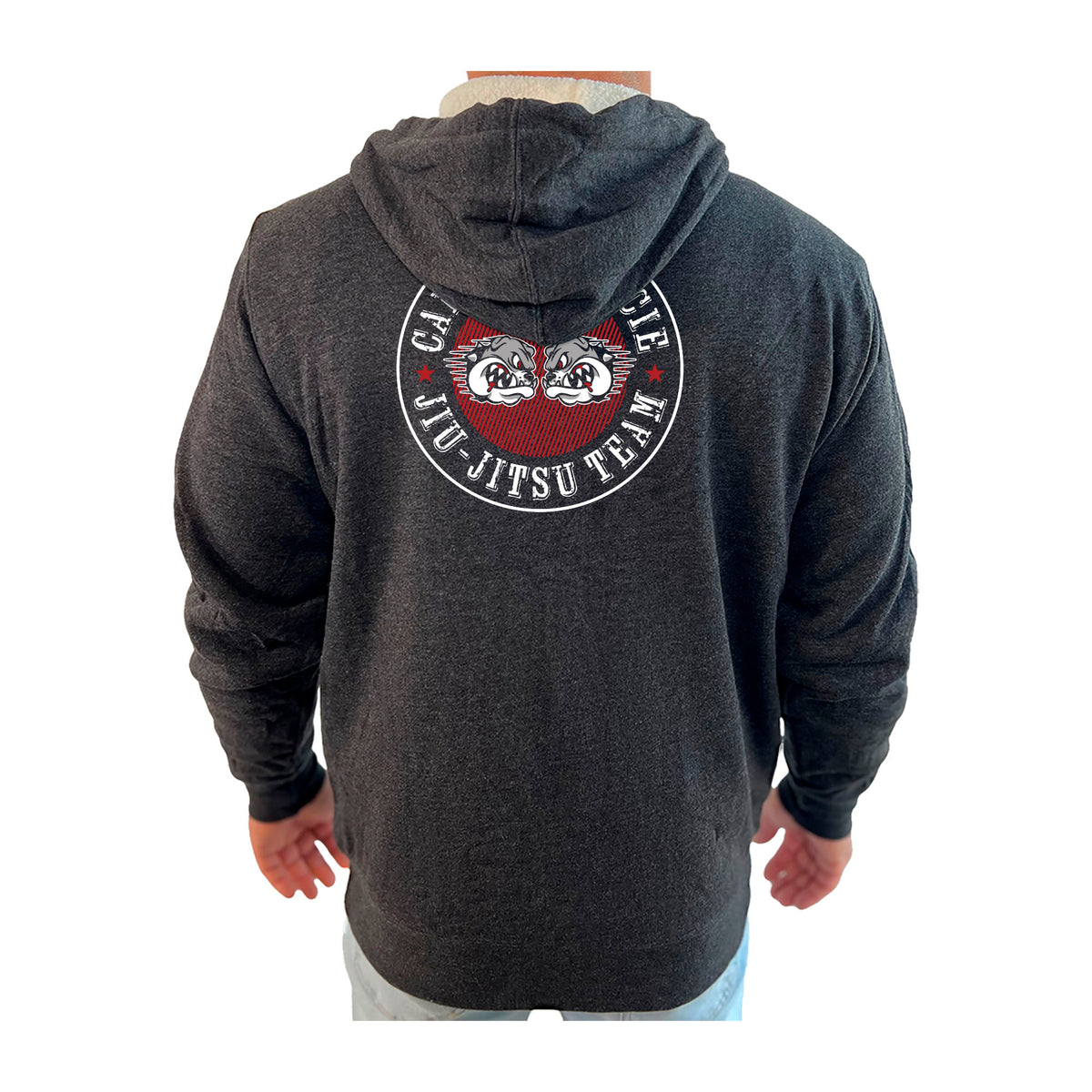 Carlson Gracie Star Sherpa Lined Zip-Up Hoodie