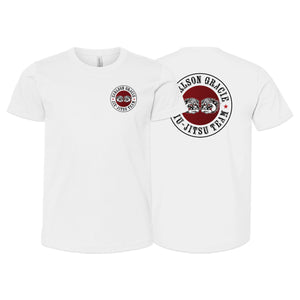 Carlson Gracie Star White Kids Shirt