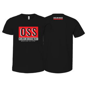 Carlson Gracie Red OSS Kids Shirt