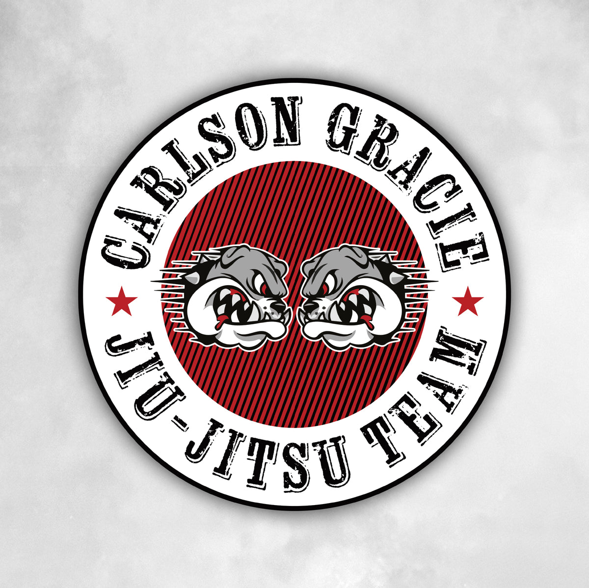 Carlson Gracie Star Custom Stickers