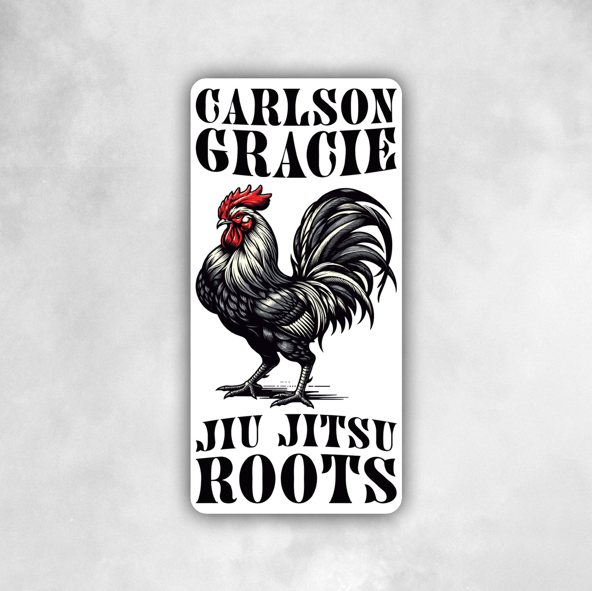 Carlson Gracie American Rooster Custom Stickers