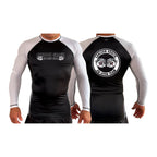 Carlson Gracie Team All Black Ranked Long Sleeve Rash Guards
