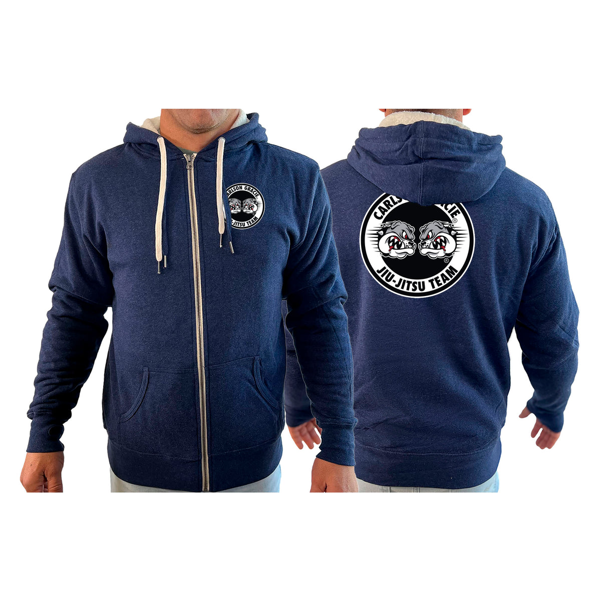 Carlson Gracie Original Sherpa Lined Zip-Up Hoodie