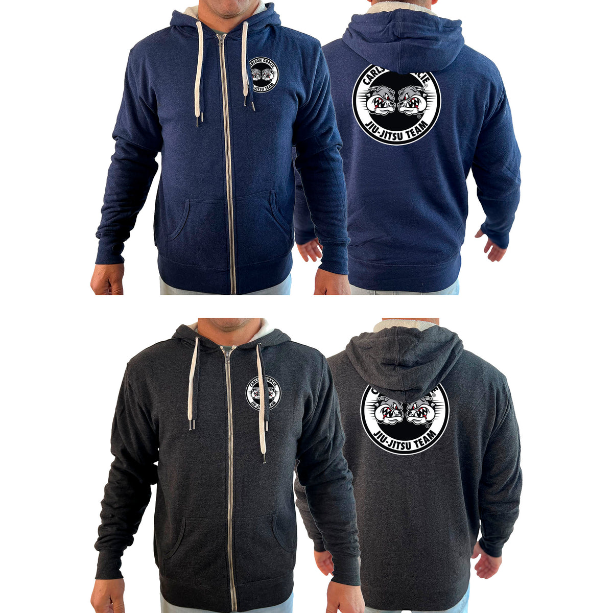 Carlson Gracie Original Sherpa Lined Zip-Up Hoodie