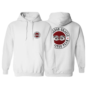 Carlson Gracie Star White Hoodies