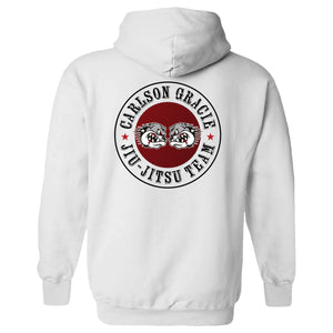 Carlson Gracie Star White Hoodies