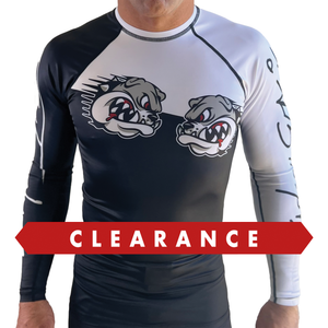 Carlson Gracie B/W Signature Long Sleeve Rash Guard