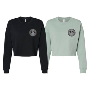 Chad Shepherd Women's Cropped Crewneck Sweatshirt #8060 C