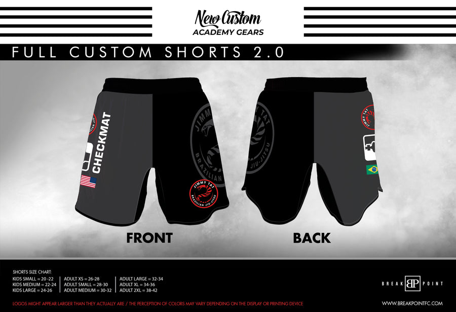Atomic Jiu-Jitsu full custom shorts