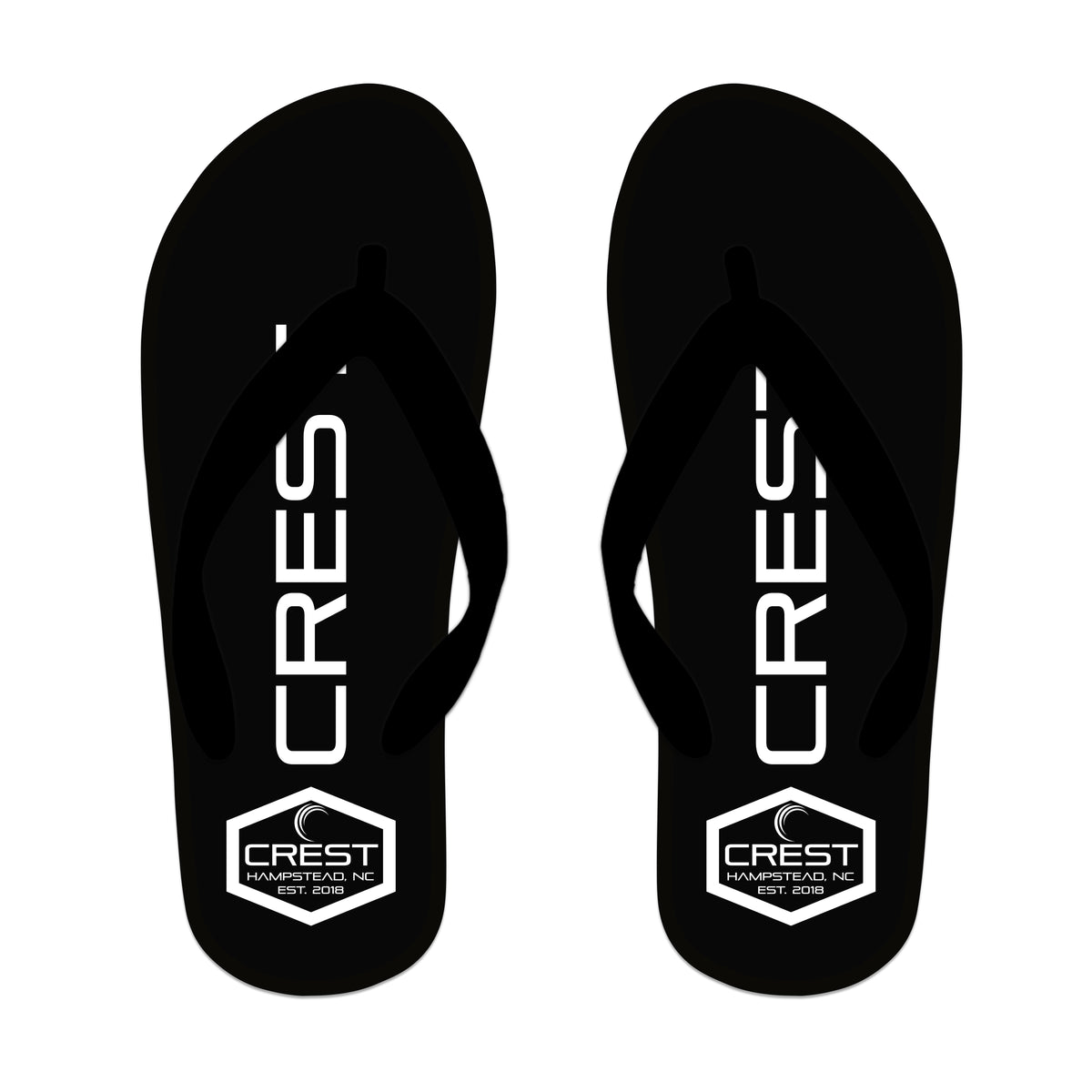 Crest Brazilian Jiu Jitsu Academy Flip Flops #8008