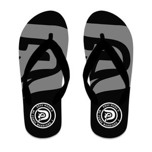Krav Maga Detroit Academy Flip Flops #8152 A