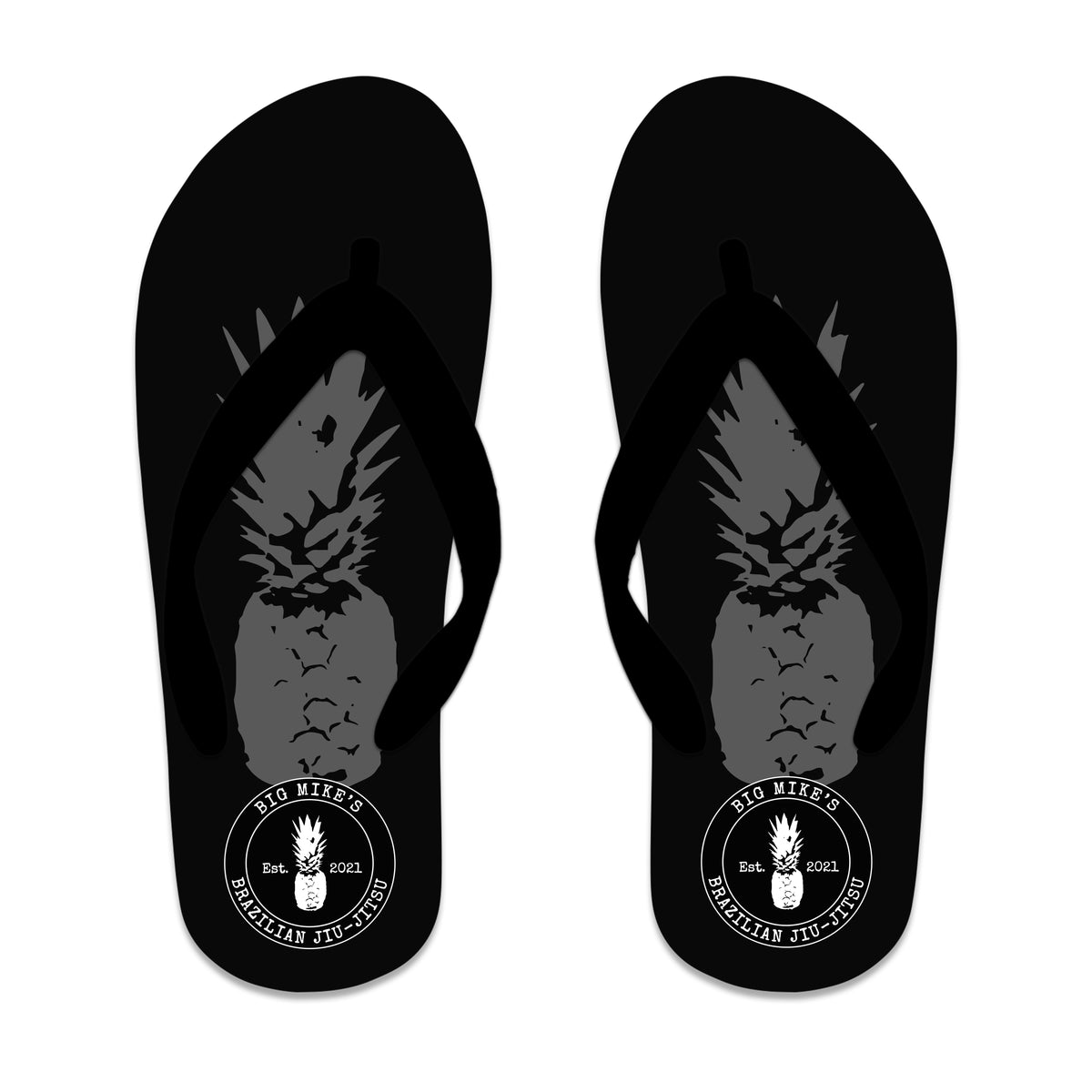Big Mike's BJJ Custom Flip Flops #8055 A