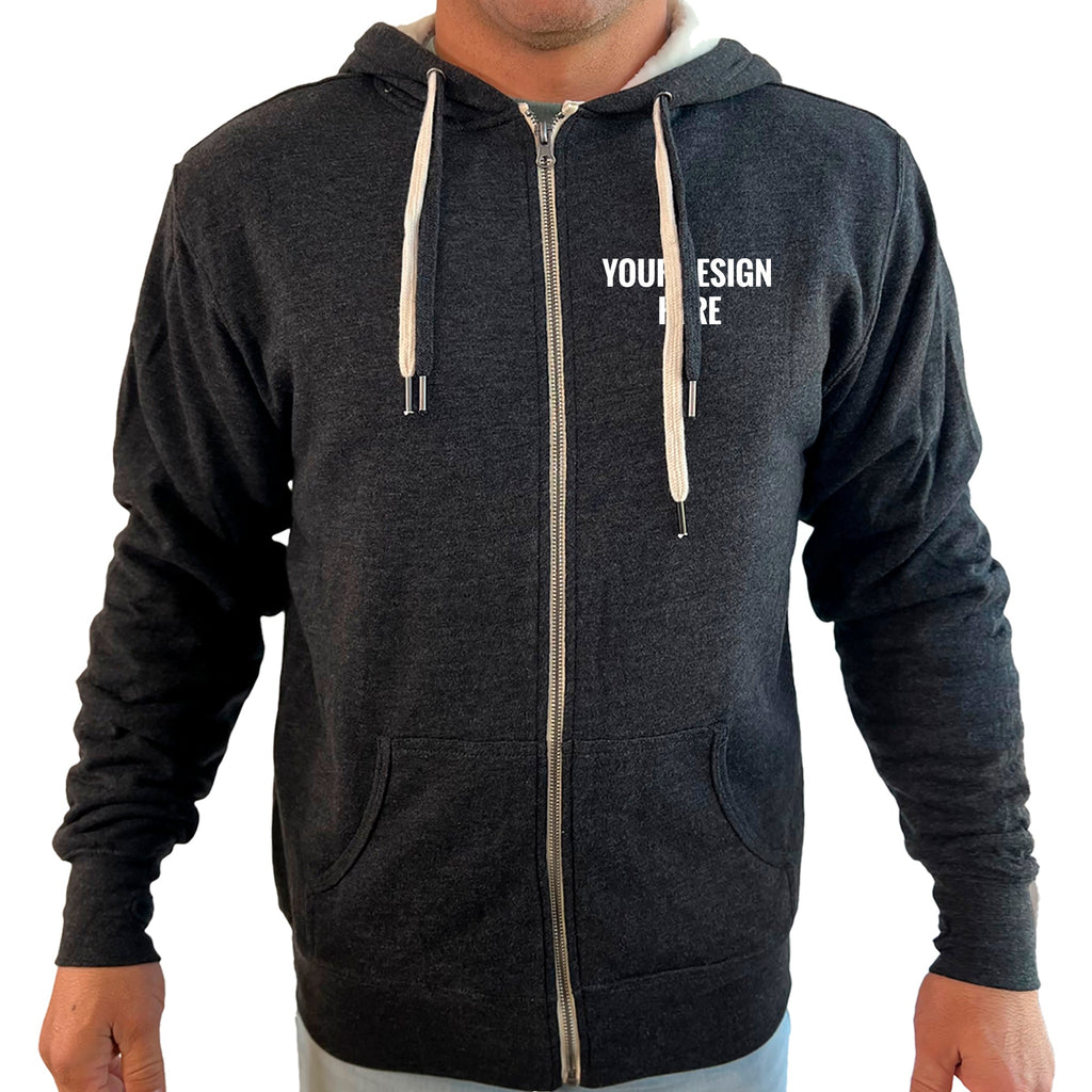Academy Sherpa Lined Zip Up Hoodie