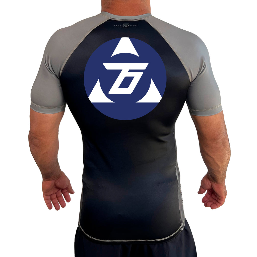 Tom DeBlass All Black Ranked Short Sleeve Rash Guards  #8003