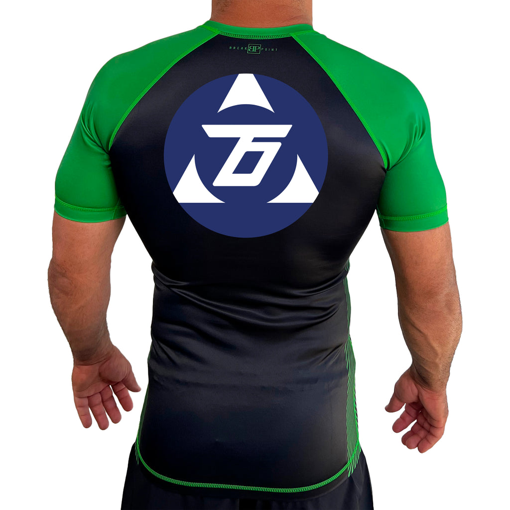 Tom DeBlass All Black Ranked Short Sleeve Rash Guards  #8003