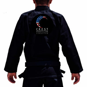 Crest Brazilian Jiu Jitsu Academy Adults Gi - Black #1344