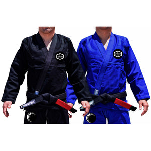 Crest Brazilian Jiu Jitsu Academy Gi - Black and Blue #1344