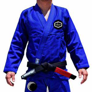 Crest Brazilian Jiu Jitsu Academy Gi - Black and Blue #1344