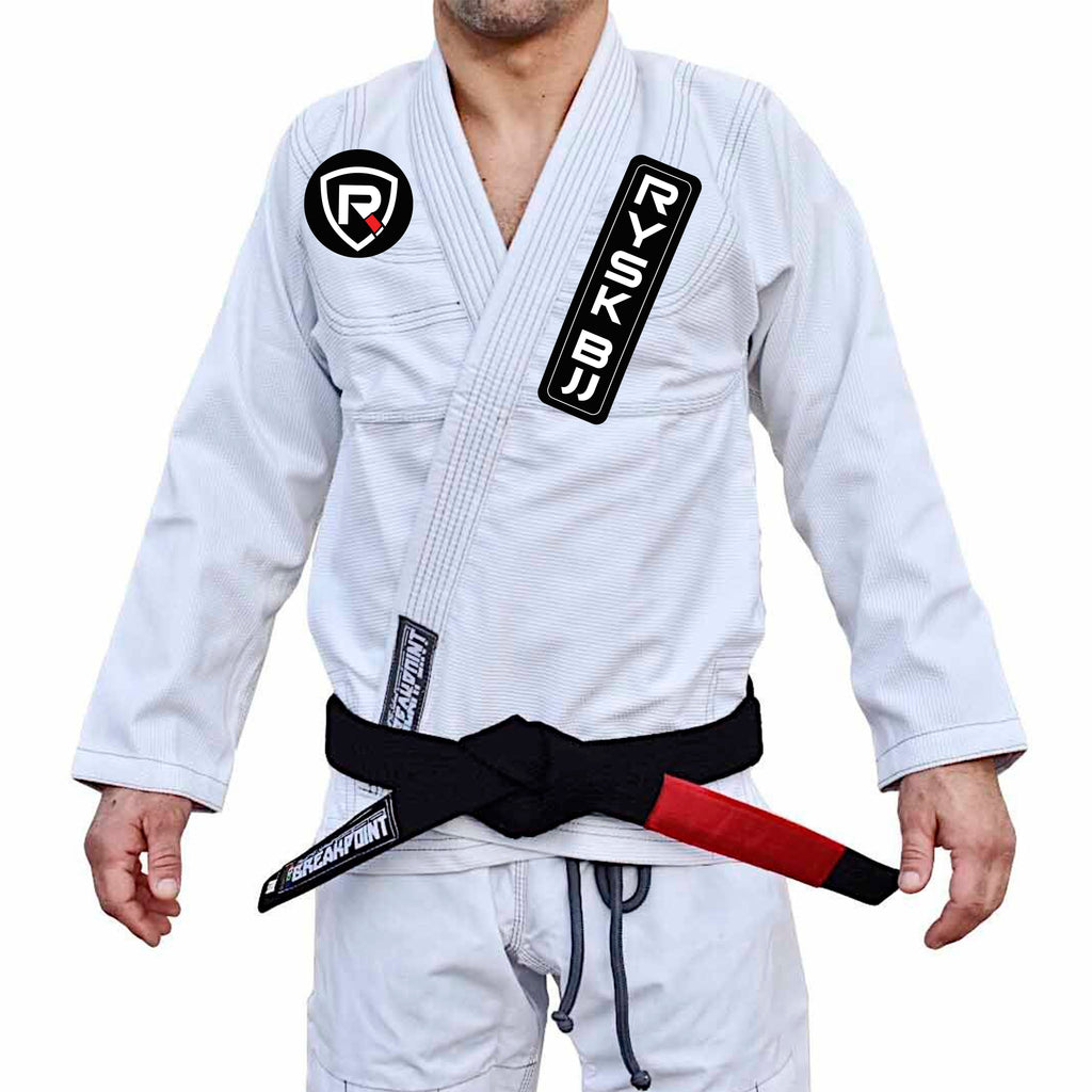 RYSK BJJ Academy Kids Gi - White #1384 A