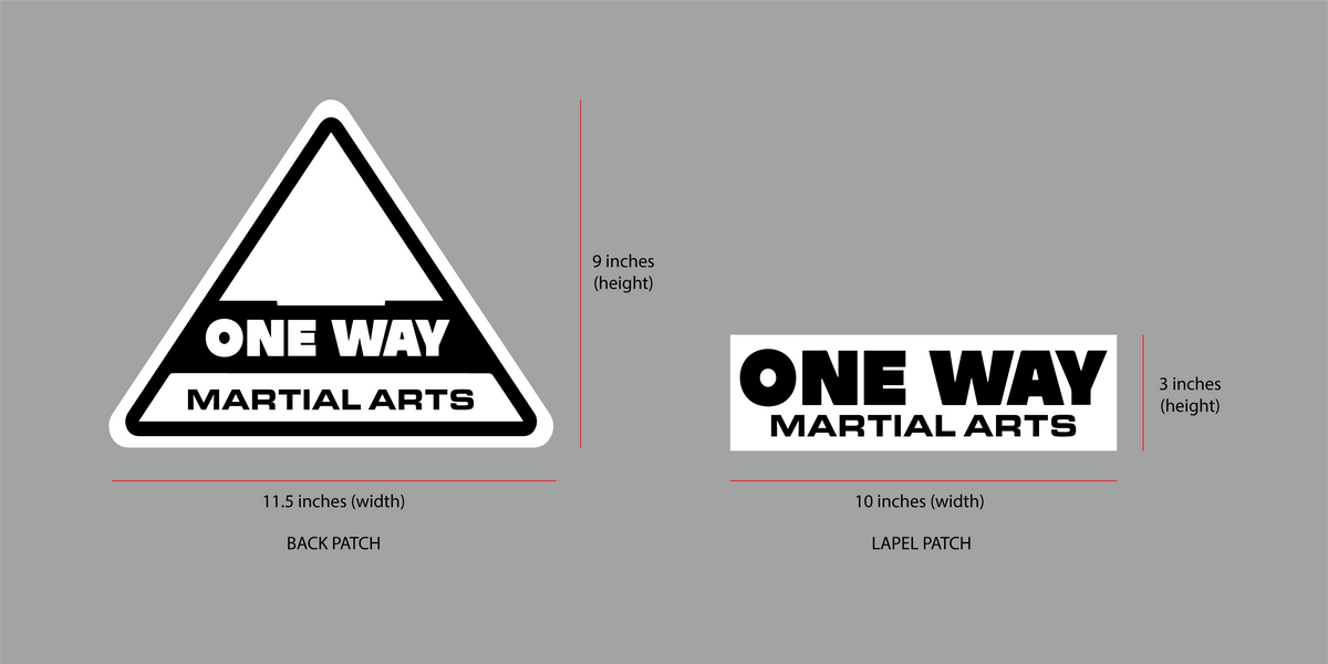 One Way Martial Arts Loose Patch Set 2.0