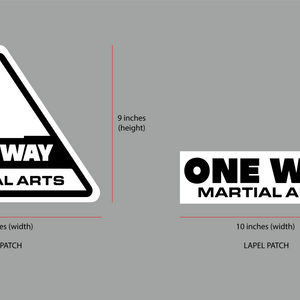One Way Martial Arts Loose Patch Set 2.0