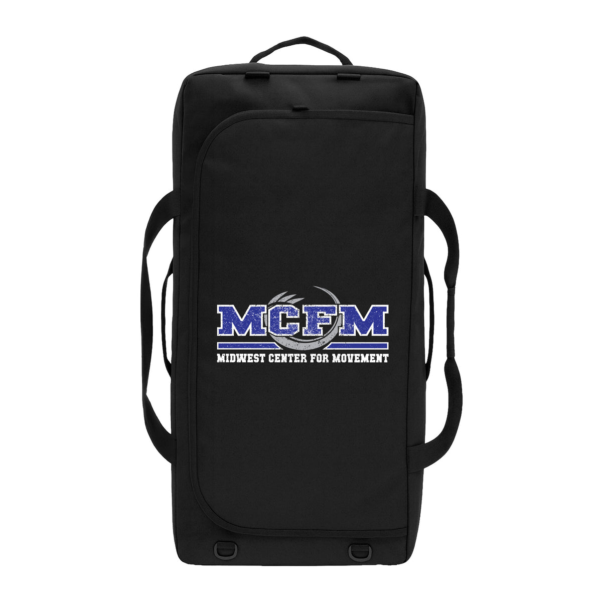 Black Custom Giant Rolling Duffel