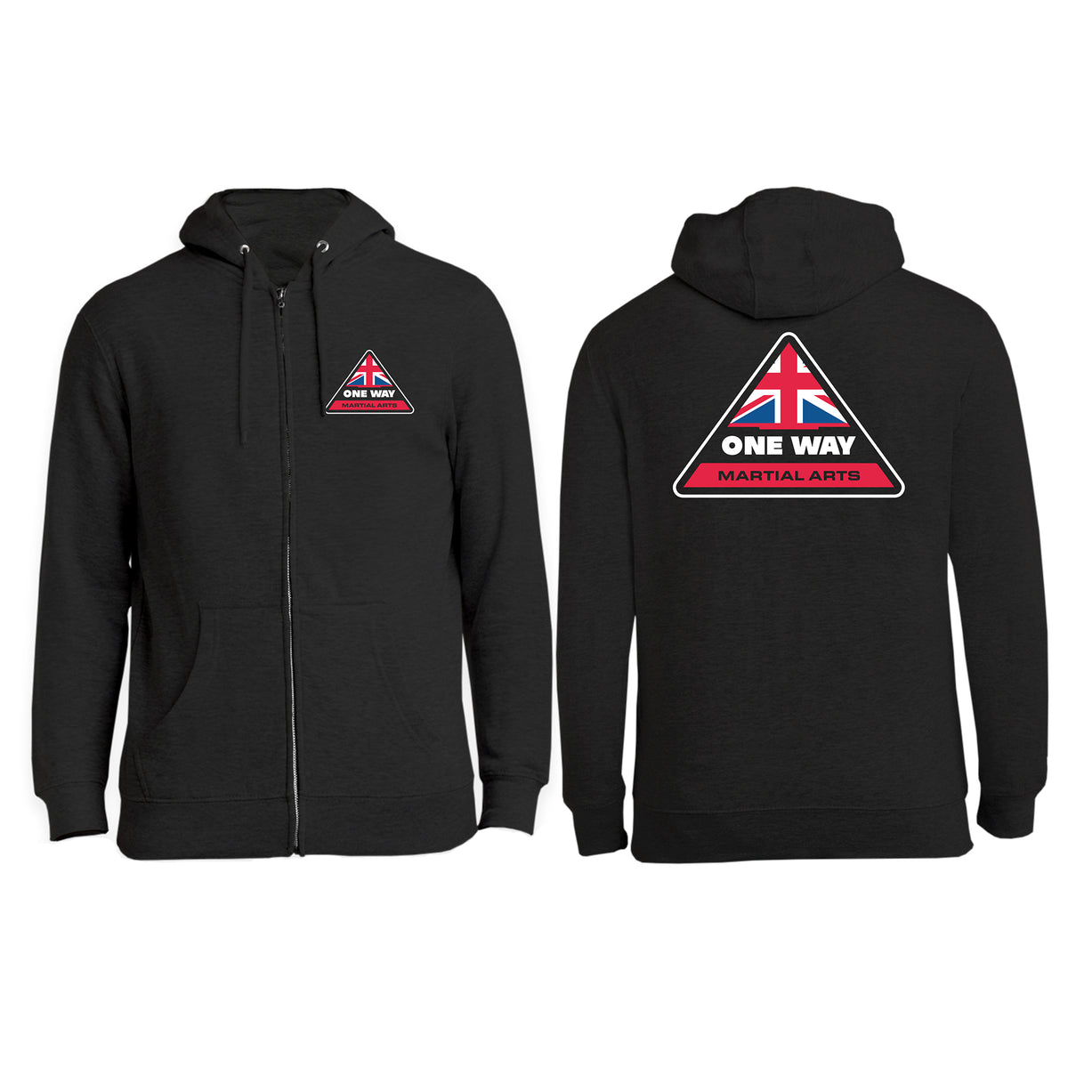 One Way Hawaiian Zip-Up Hoodies