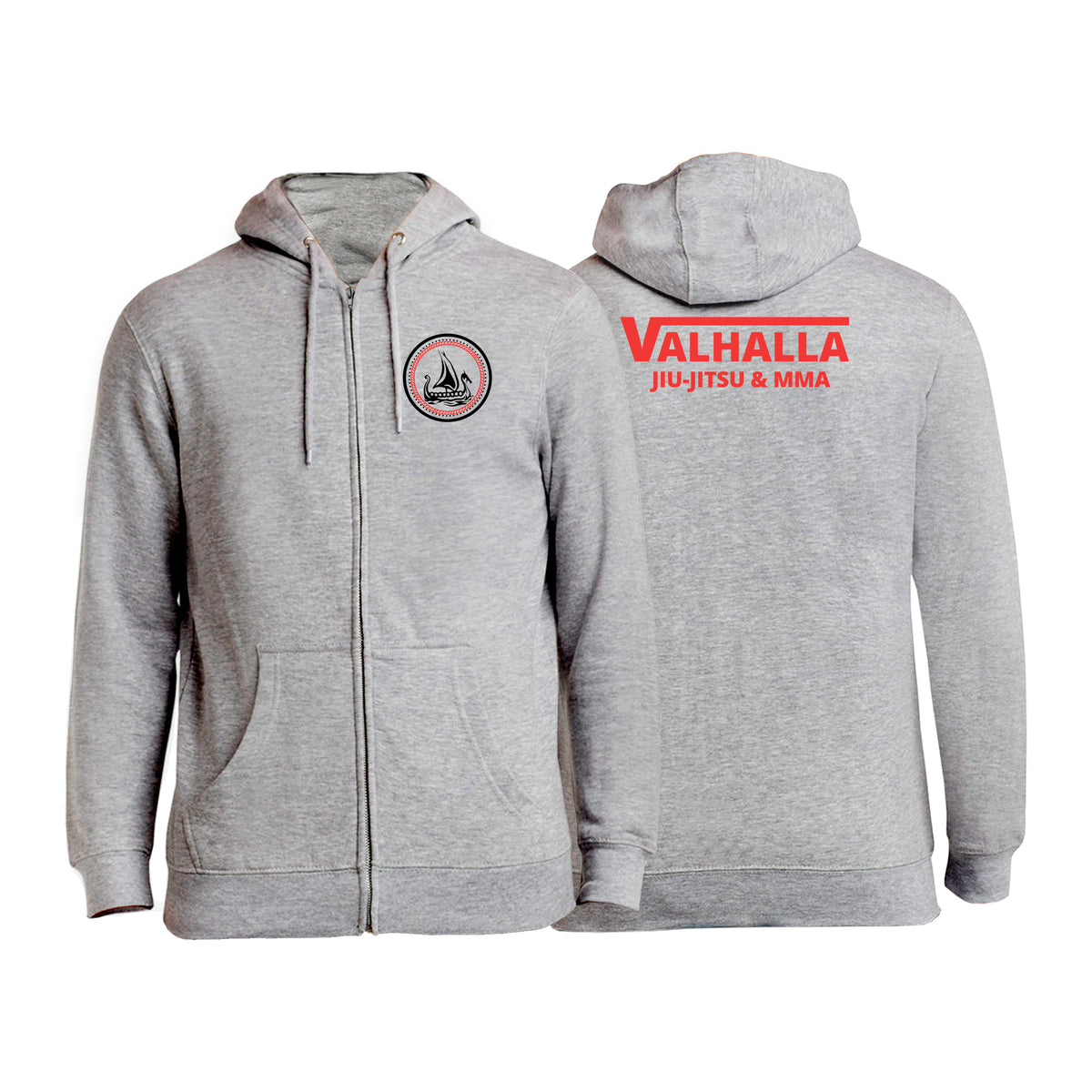Valhalla Martial Arts Zip-Up Hoodies #8249 D