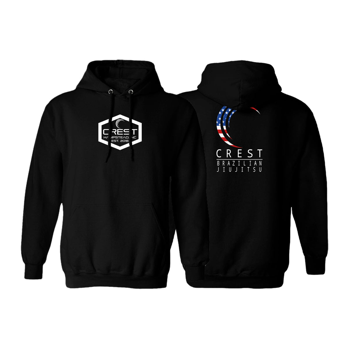 Crest Brazilian Jiu Jitsu Academy Sweater Hoodie #8008 A