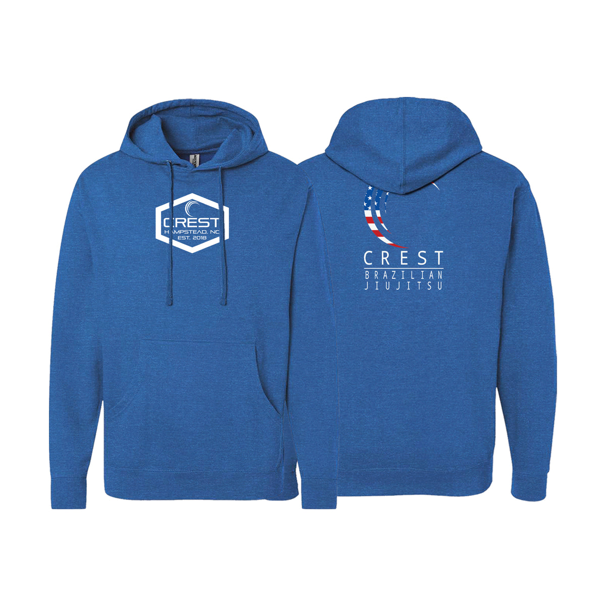 Crest Brazilian Jiu Jitsu Academy Sweater Hoodie #8008 A