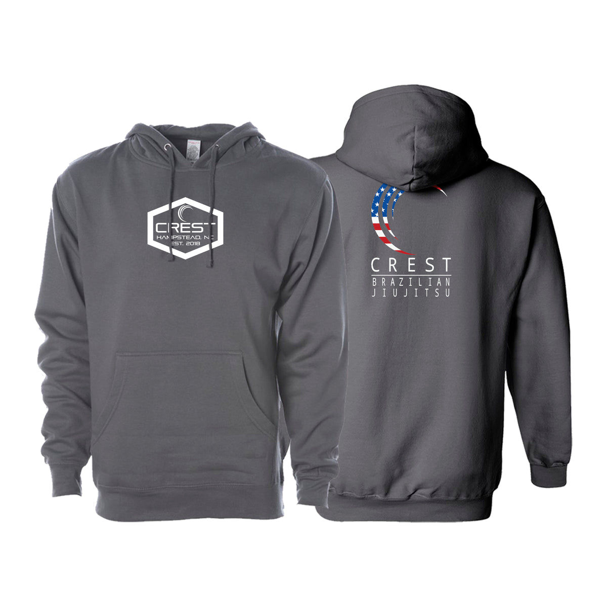 Crest Brazilian Jiu Jitsu Academy Sweater Hoodie #8008 A