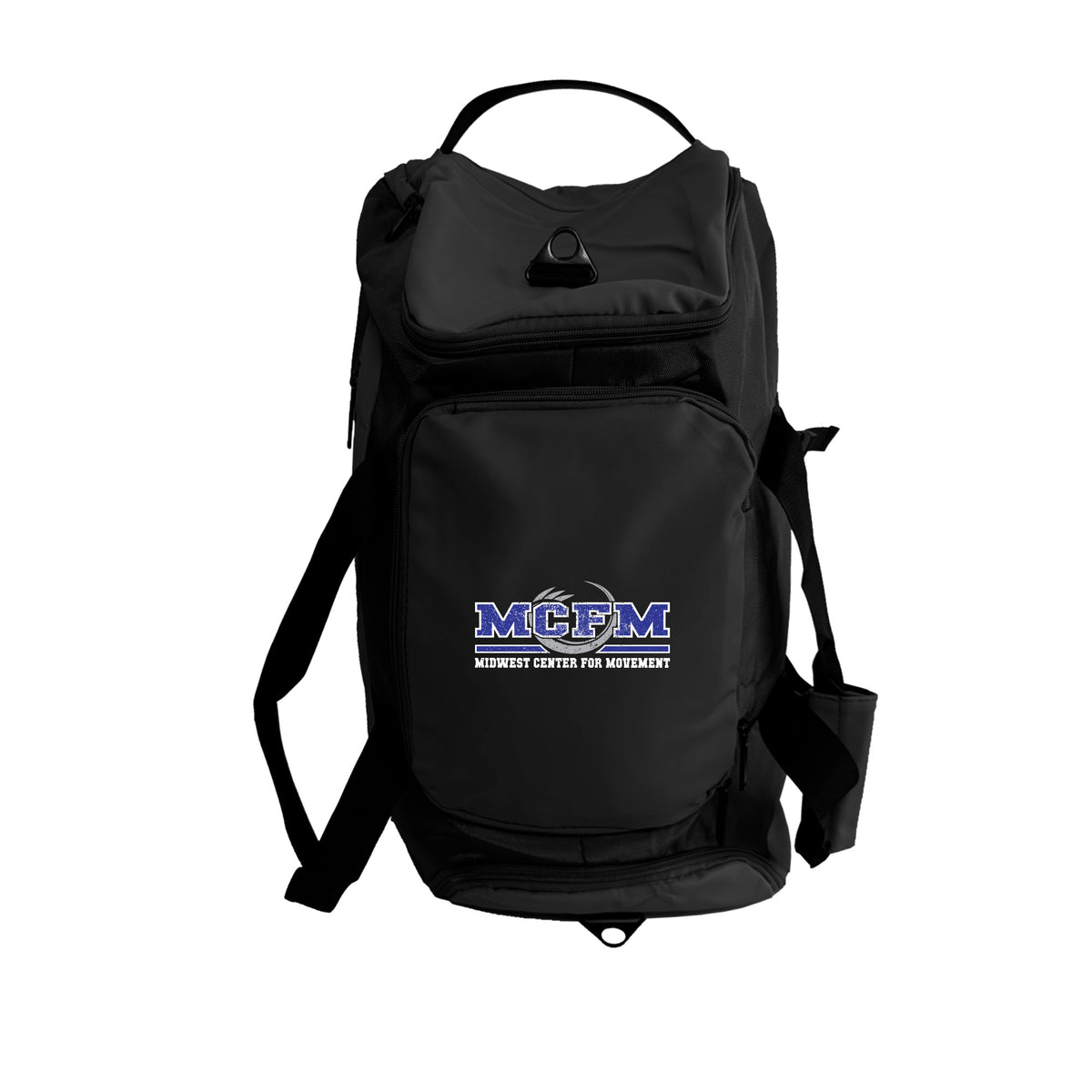 Black Academy Hybrid Duffel Backpack