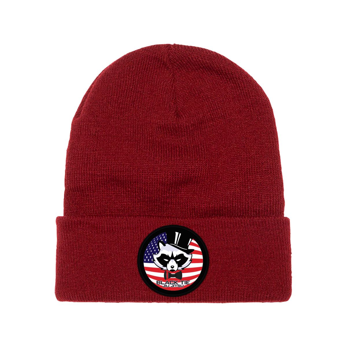Black Tie/Trinity Jiu Jitsu Academy Beanies #8234 C