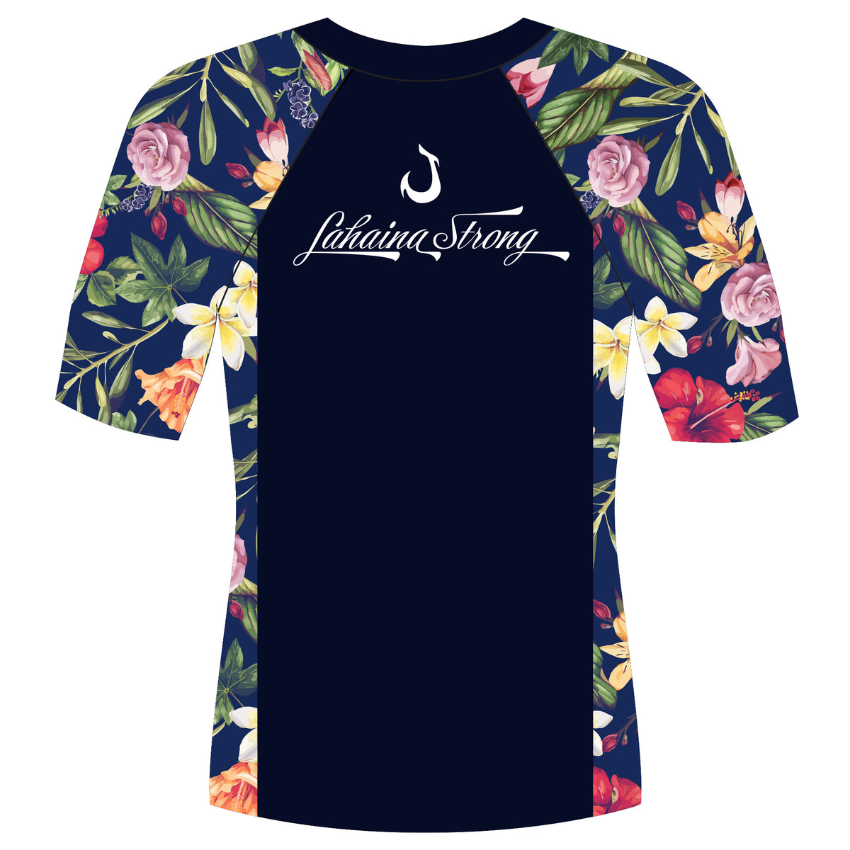 Break Point Short Sleeve Maui Rashguard (Navy Blue)