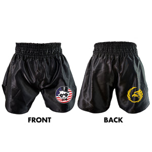 Black Tie/Trinity Jiu Jitsu Muay Thai Shorts #8234 G