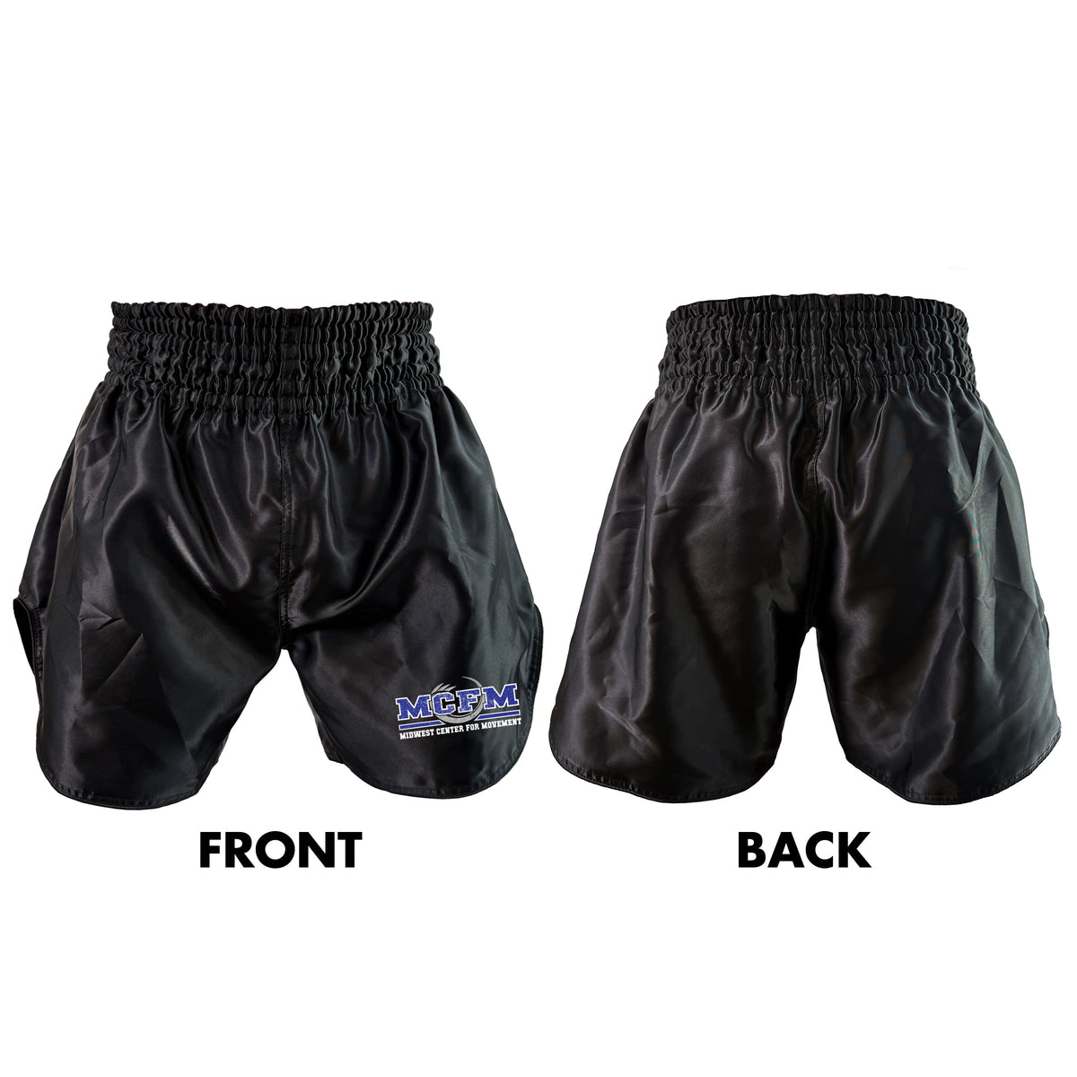 Black Muay Thai Shorts